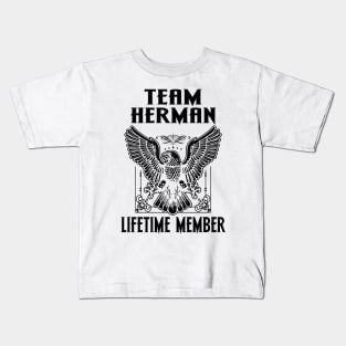 Herman Family name Kids T-Shirt
